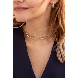 2.18 Karat Pırlanta Choker Kolye - 3